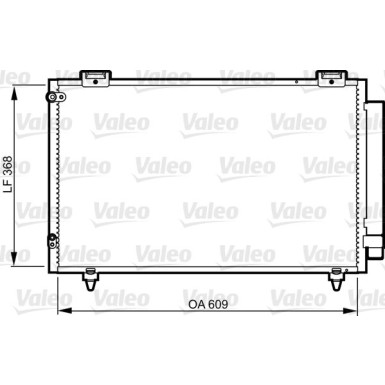 Valeo | Kondensator, Klimaanlage | 817805