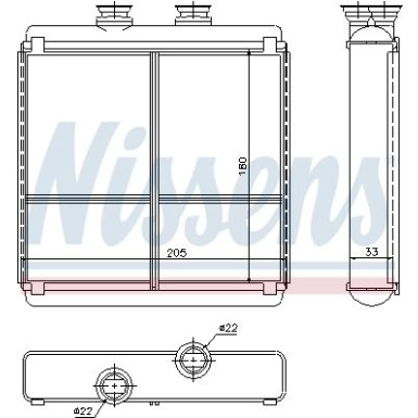 72042 Wärmetauscher, Innenraumheizung
