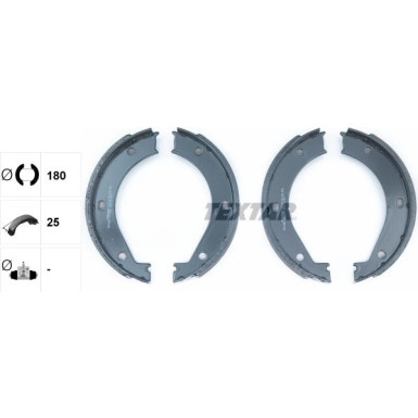 91033400 Bremsbackensatz, Feststellbremse