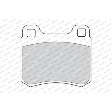 Ferodo Bremsbelagsatz, Scheibenbremse PREMIER ECO FRICTION FDB979