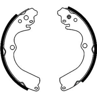 Hella | Bremsbackensatz | 8DB 355 001-221
