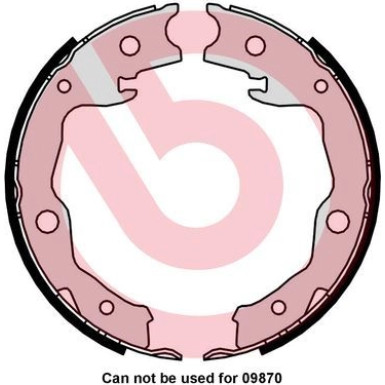 S 83 568 Bremsbackensatz, Feststellbremse ESSENTIAL LINE