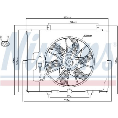 85653 Lüfter, Motorkühlung