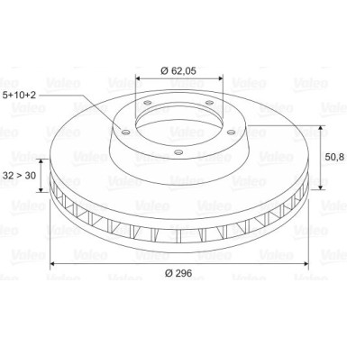 Valeo | Bremsscheibe | 197194 Valeo | Bremsscheibe | 197194
