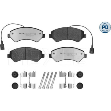 025 244 6619-1/PD Bremsbelagsatz, Scheibenbremse MEYLE-PD: Advanced performance and design.