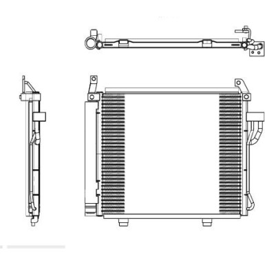 35992 Kondensator, Klimaanlage EASY FIT