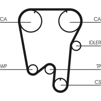 CT737 Zahnriemen CT737 Zahnriemen