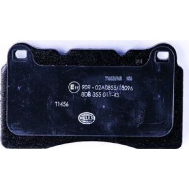 Hella | Bremsbelagsatz, Scheibenbremse | 8DB 355 011-431