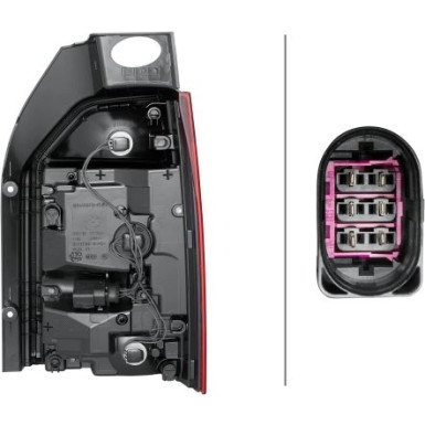 Hella 2 x HELLA Heckleuchte 2SK 012 337-051