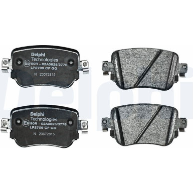 LP2709 Bremsbelagsatz, Scheibenbremse