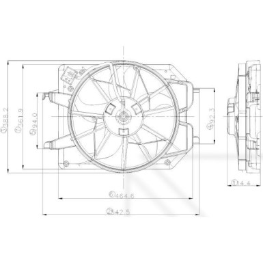 47021 Lüfter, Motorkühlung