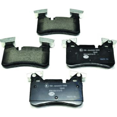 8DB 355 015-721 Bremsbelagsatz, Scheibenbremse