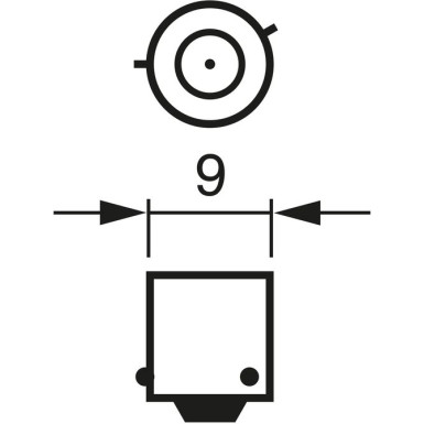 1 987 301 035 Glühlampe, Park-/Positionsleuchte Pure Light BL