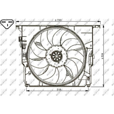 47739 Lüfter, Motorkühlung