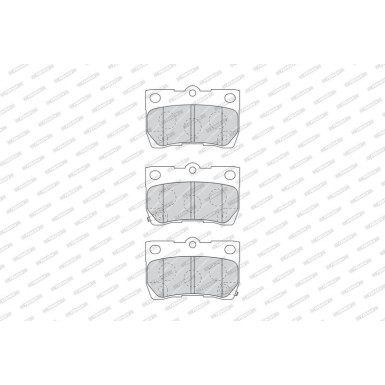 FDB4001 Bremsbelagsatz, Scheibenbremse PREMIER ECO FRICTION