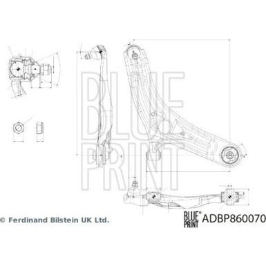 Blue Print | Lenker, Radaufhängung | ADBP860070