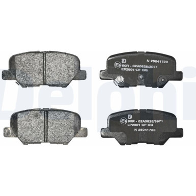 LP2501 Bremsbelagsatz, Scheibenbremse