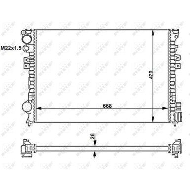 58262 Kühler, Motorkühlung