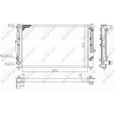 59101 Kühler, Motorkühlung 59101 Kühler, Motorkühlung