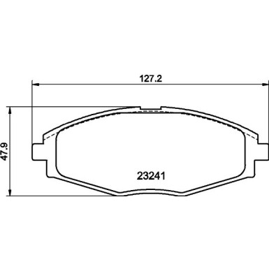 8DB 355 017-021 Bremsbelagsatz, Scheibenbremse