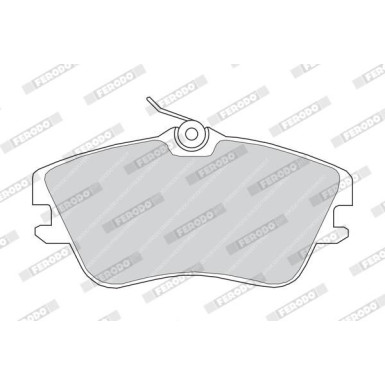 Ferodo | Bremsbelagsatz, Scheibenbremse | FVR970