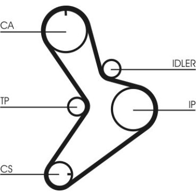CT1038 Zahnriemen