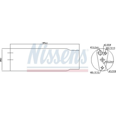 Nissens | Trockner, Klimaanlage | 95170