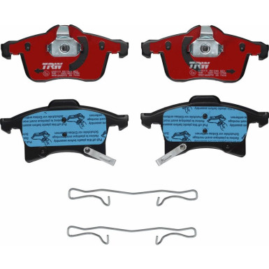 TRW Bremsbelagsatz, Scheibenbremse DTEC COTEC GDB1668DTE