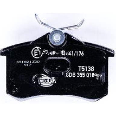Hella | Bremsbelagsatz, Scheibenbremse | 8DB 355 018-601