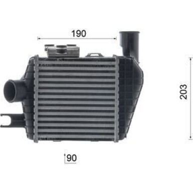 CI 692 000S Ladeluftkühler BEHR