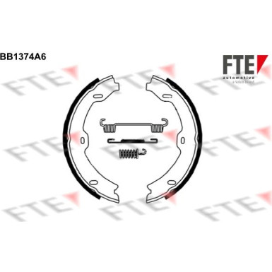 FTE | Bremsbackensatz, Feststellbremse | 9100119