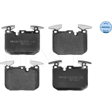 025 250 2817 Bremsbelagsatz, Scheibenbremse MEYLE-ORIGINAL: True to OE.
