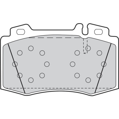 Valeo Bremsbelagsatz, Scheibenbremse ESSENTIAL 302044