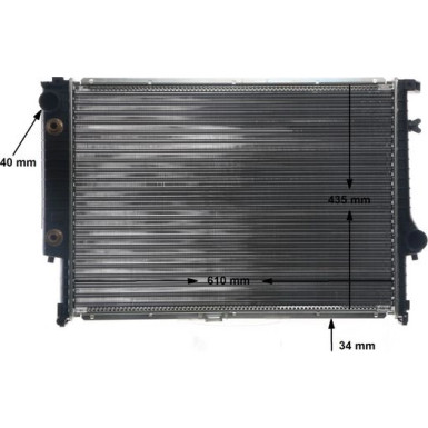 Mahle | Kühler, Motorkühlung | CR 326 001S