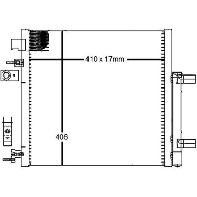 Mahle | Kondensator, Klimaanlage | AC 128 000S