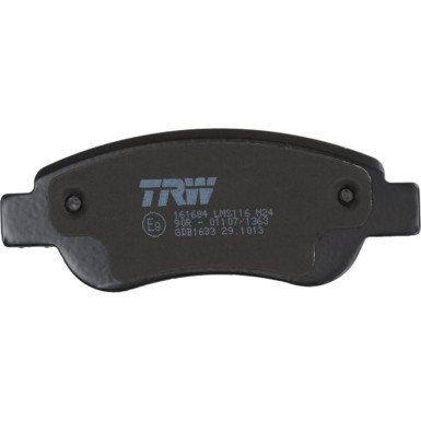 TRW Bremsbelagsatz, Scheibenbremse COTEC GDB1633