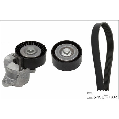 529 0348 10 Keilrippenriemensatz 529 0348 10 Keilrippenriemensatz