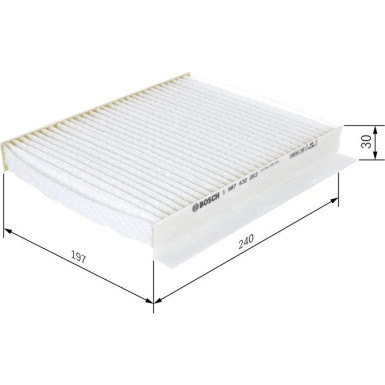 BOSCH 1 987 432 203 Innenraumfilter