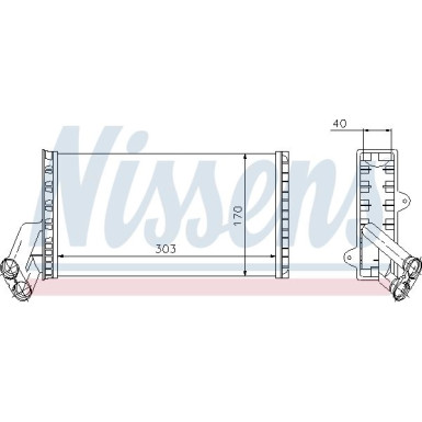 Nissens | Wärmetauscher, Innenraumheizung | 71149