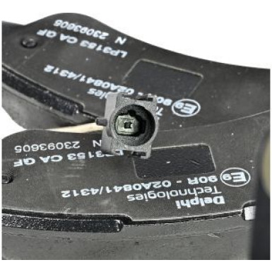 Delphi Bremsbelagsatz, Scheibenbremse LP3153