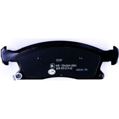 8DB 355 019-621 Bremsbelagsatz, Scheibenbremse