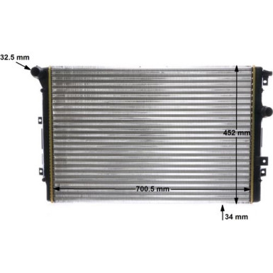 CR 2032 000S Kühler, Motorkühlung BEHR CR 2032 000S Kühler, Motorkühlung BEHR