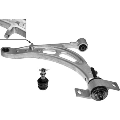 821 0602 10 Lenker, Radaufhängung