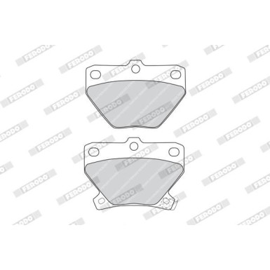 Ferodo | Bremsbelagsatz, Scheibenbremse | FDB1395