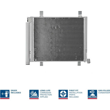 940254 Kondensator, Klimaanlage ** FIRST FIT **