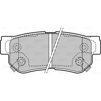 598748 Bremsbelagsatz, Scheibenbremse