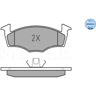 Meyle Bremsbelagsatz, Scheibenbremse MEYLE-ORIGINAL: True to OE 025 218 6817/W