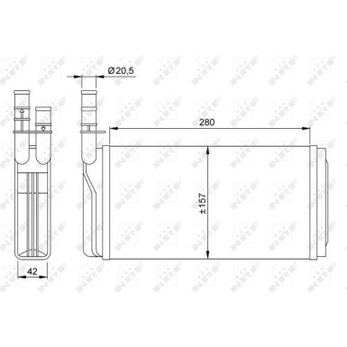 58931 Wärmetauscher, Innenraumheizung