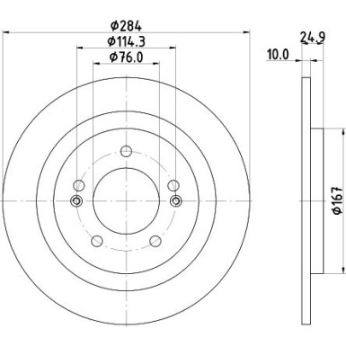 Hella | Bremsscheibe | 8DD 355 118-231