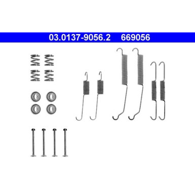 03.0137-9056.2 Zubehörsatz, Bremsbacken